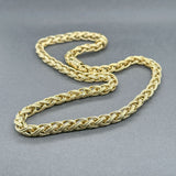 Estate Chimento 18K Y Gold 6.1mm Wheat Chain