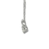 SS 1.00ct  F-G/VS2 Lab Created Solitaire Diamond Pendant