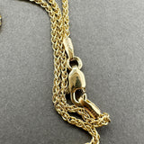 Estate 14K Y Gold 1.40mm 16” Wheat Chain