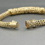 Estate John Hardy 18K Y Gold 2.59ctw Sapphire & Tourmaline Bracelet