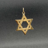 Estate 14K Y Gold 22mm Star of David Pendant