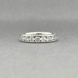 Estate Platinum 1.02ctw G-H/VS2 Diamond Anniversary Ring