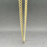 Estate 14K Y Gold 3.9mm 20.5” Concave Curb Link Chain