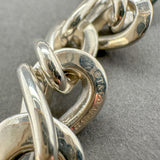 Estate Tiffany & Co. SS Forged Chain Bracelet