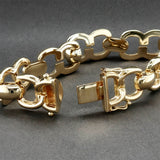 Estate 14K Y Gold Link Bracelet