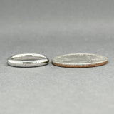 Estate 14K W Gold 2.81mm Wedding Ring