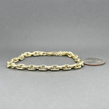 Estate 14K Y Gold 5.83mm Cable Link Bracelet