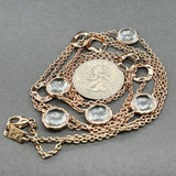 Estate Ippolita RGP SS 19.70ctw Quartz Station Necklace