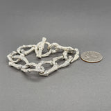 Estate Tiffany & Co. SS Bamboo Curb Bracelet