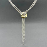 Estate David Yurman SS 18 Waterfall Lariat Necklace