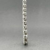 Estate 14K W Gold 10.27ctw I-J/SI2-I1 Diamond Riviere Necklace