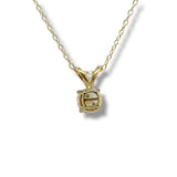 YGP Sterling 1.00ct  F-G/VS2 Lab Created Solitaire Diamond Pendant