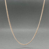 Estate 14K Y Gold 1.55mm 19.25” Curblink Chain