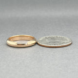 Estate 14K Y Gold Antique Polished Wedding Ring