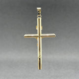Estate 14K TT Gold 45.10mm INRI Crucifix Pendant