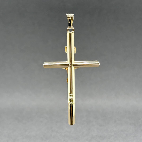 Estate 14K TT Gold 45.10mm INRI Crucifix Pendant