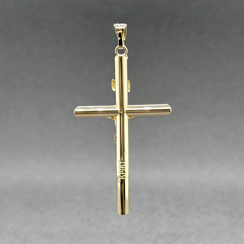 Estate 14K TT Gold 45.10mm INRI Crucifix Pendant