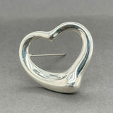 Estate Tiffany & Co. SS Peretti Open Heart Pin