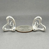 Estate Tiffany & Co. SS Vintage Peretti Open Heart Earrings