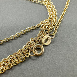 Estate 14K Y Gold 1.7mm 24” Cable Chain