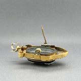 Estate Victorian 14K Y Gold Cameo 25.17ct Onyx Pin/Pendant