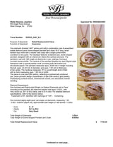 Estate 14K Y Gold 0.52ctw G-H/SI1-2 Diamond Pendant