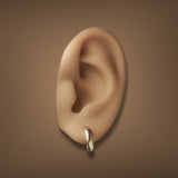 Estate 14K Y Gold 11.90mm Mini Huggie Earrings