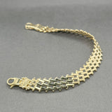 Estate 14K Y Gold Fancy Link Bracelet