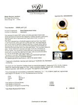 Estate Gurhan 18 & 24K Y Gold 4.33ct Sapphire & 0.17ctw Diamond Ring