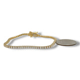 YGP Sterling 2ct F-G/VS2 Lab Created Diamond Tennis Bracelet