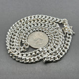 Estate SS 6.51mm 24” Hollow Cuban Link Chain