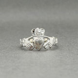 Estate 14K W Gold Claddagh Ring