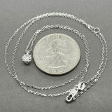Estate 14K W Gold 0.34ct G/I1 Diamond Pendant