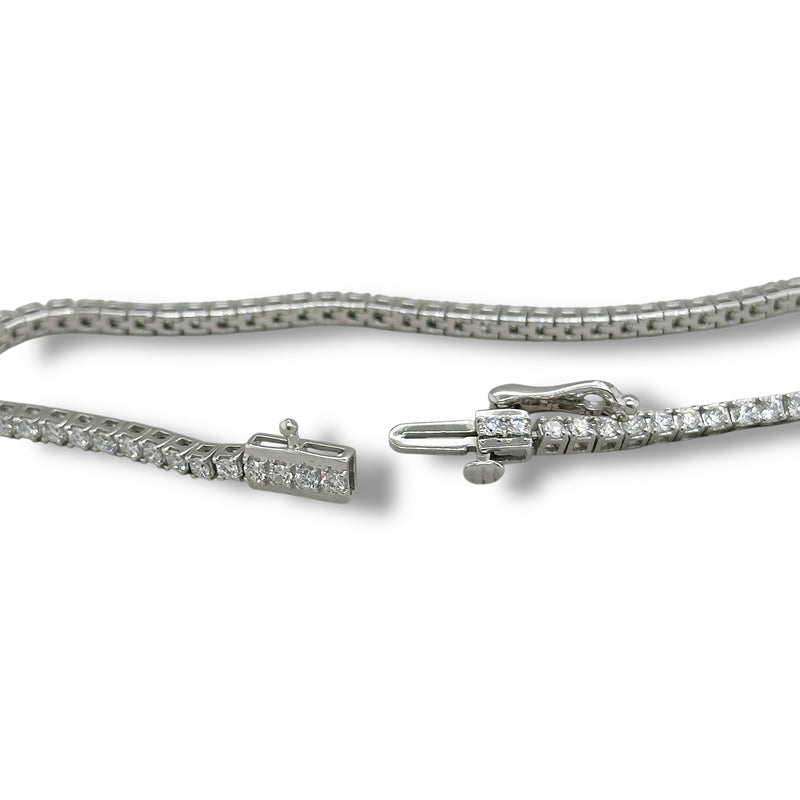 SS 2ct F-G/VS2 Lab Created Diamond Tennis Bracelet