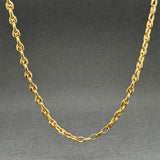 Estate 18K Y Gold 2.9mm 24” Anchor Chain