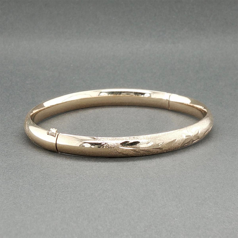 Estate 14K Y Gold Baby Bangle Bracelet