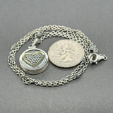 Estate Lagos SS 18 Heritage Heart Locket Pendant