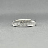 Estate 18K W Gold 2.80ctw G/VS2-SI1 Diamond Eternity Ring