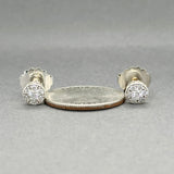 Estate Lagos SS 18 0.38ctw Diamond Stud Earrings