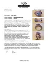 Estate Levian 14K W Gold 1.26ctw Aquamarine & Diamond Ring