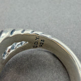 Estate David Yurman SS 9.50ct Moonstone & Diamond Albion Ring