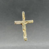Estate 14K Y Gold 29.0mm Cross Pendant