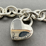 Estate Tiffany & Co. SS Mom Heart Lock Charm Bracelet