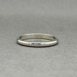 Estate 14K W Gold 2.3mm Wedding Ring
