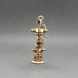 Estate 14K Y Gold Oil Drilling Charm