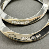 Estate Ippolita SS Wavy Circle Drop Earrings
