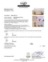 Estate 14K W Gold 0.47ctw Diamond Stud Earrings