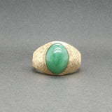 Estate 14K Y Gold 4.55ct Jadeite Ring