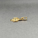 Estate 14K Y Gold 20.5mm Jerusalem Cross Pendant
