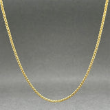 Estate 14K Y Gold 1.35mm 16” Round Box Chain